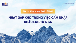 [Infographic] Bản tin Năng lượng Quốc tế 30/10: Nhật gặp khó trong việc cấm nhập khẩu LNG từ Nga