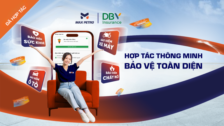 Hợp tác triển khai thẻ bảo hiểm TNDS bắt buộc xe máy DBV tại hệ thống Max Petro