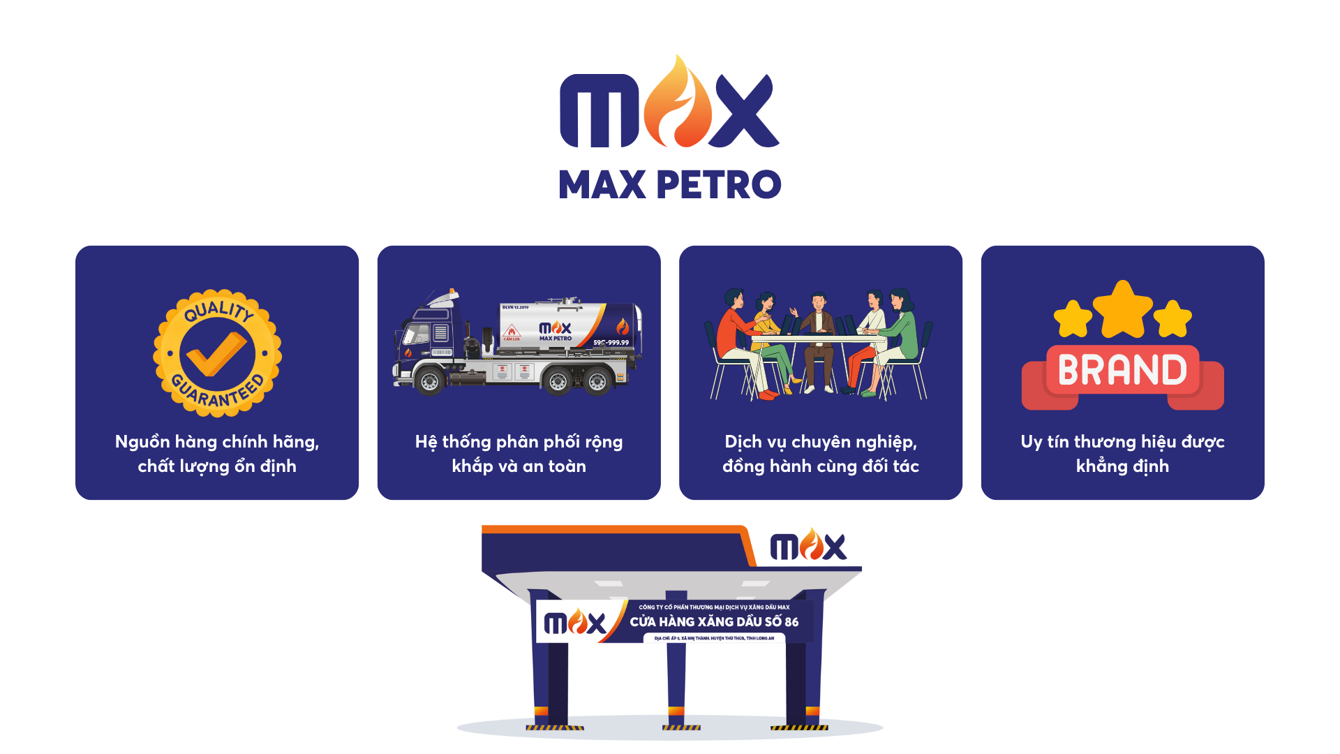 max petro là đối tác phân phối xăng dầu đáng tin cậy